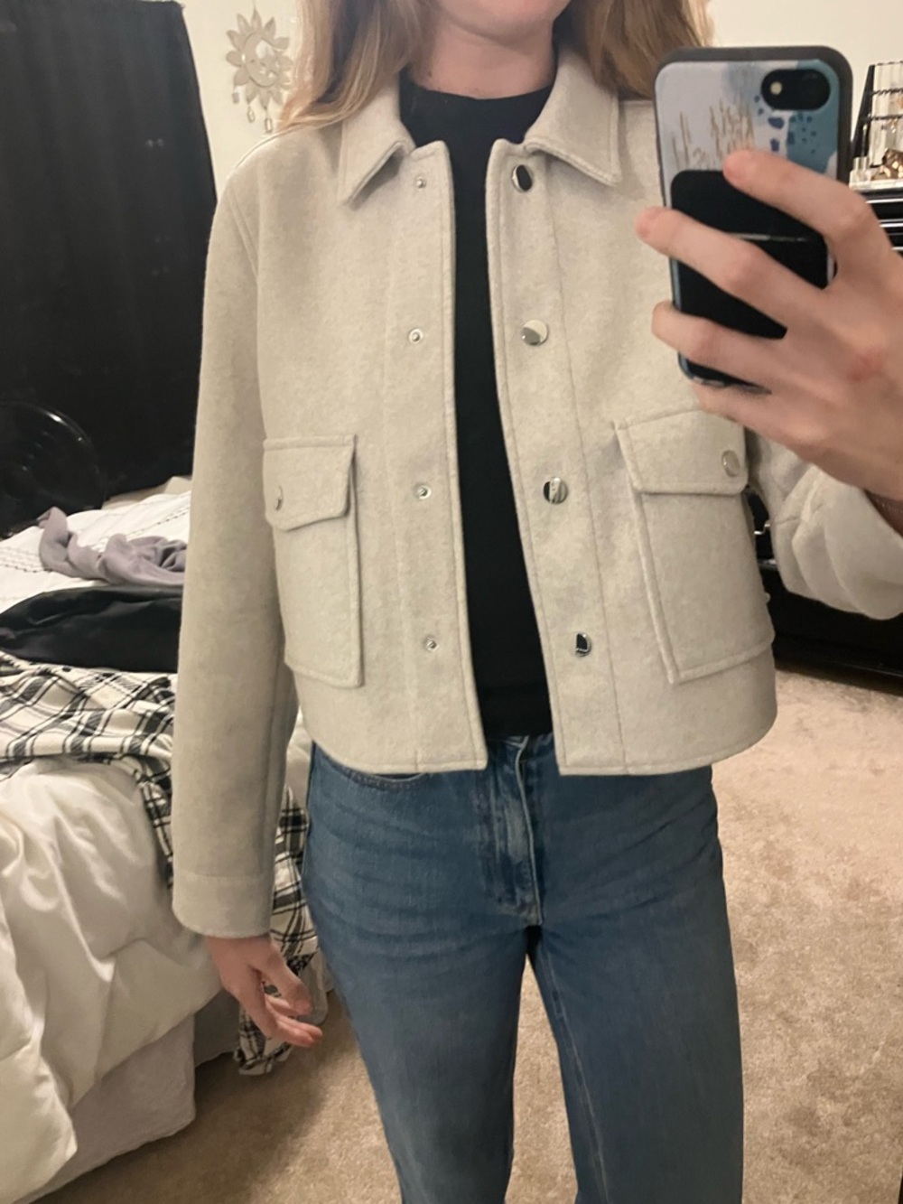 ASOS Stradivarius boxy wool jacket